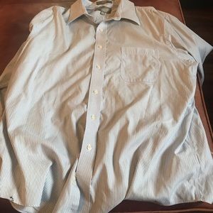 Blue Striped Dress Shirt